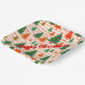 Luxury Christmas Christmas Trees Festive Pappteller (Gewinkelt)