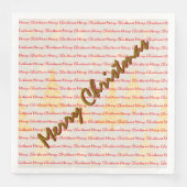 Luxury Christmas Christmas Trees Festive Serviette (Vorderseite)