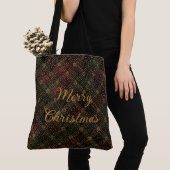 Luxury, Christmas Pattern, Gold Merry Christmas To Tasche (Von Nahem)