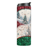 Luxury Christmas Trees Tumbler Thermosbecher (Nach links gedreht)