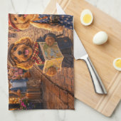 Luxury Cockapoo Canterbury kitchen Geschirrtuch (Viertel Falte)