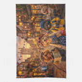 Luxury Cockapoo Canterbury kitchen Geschirrtuch (Vertikal)