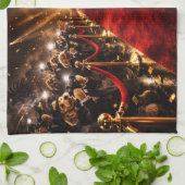 Luxury Cockapoo Red Carpet  Geschirrtuch (Gefaltet)