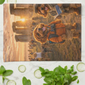 Luxury Cockapoo Stonehenge  Geschirrtuch (Gefaltet)