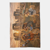 Luxury Cockapoo Stonehenge  Geschirrtuch (Vertikal)