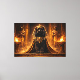 Luxury Cockapoo Wall Art – Egyptian Pharaoh Bold Leinwanddruck