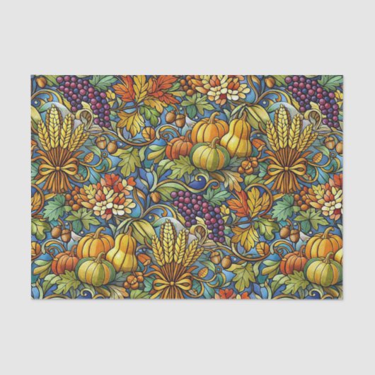 Luxury Colorful Harvest Seidenpapier (Vorderseite)