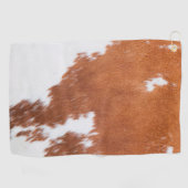Luxury Cowhide Animal Skin Golfhandtuch (Horizontal)