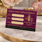 Luxury Crocodile Leather Appointment Card Visitenkarte