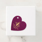Luxury Crocodile Leather Monogram Gold Initial Geschenkanhänger (Beispiel)