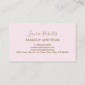 Luxury Crown Pattern Pink Terminkarte (Rückseite)