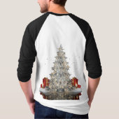 Luxury Crystal Christmas Tree T-Shirt | Elegant Ho (Rückseite)