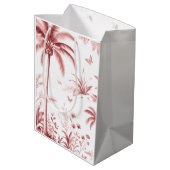 Luxury Custom Logo for gift bags|fancy  Boutiq Mittlere Geschenktüte (Rückseite Schrägansicht)