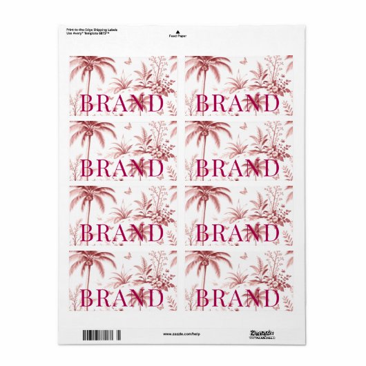 Luxury Custom Logo for labels |fancy  Boutiq (Vorne)