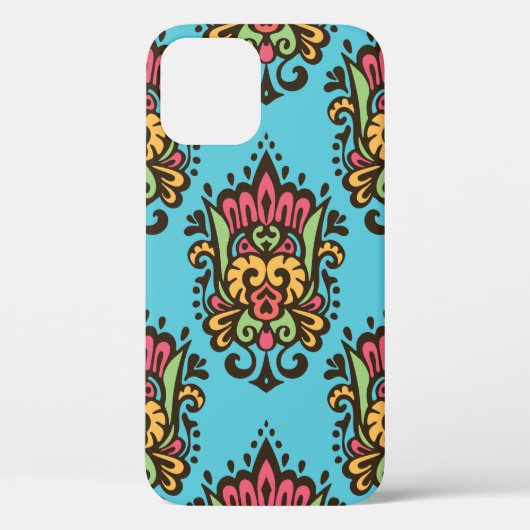 Luxury Damask flower seamless pattern. Floral Vint Case-Mate iPhone Hülle (Rückseite)