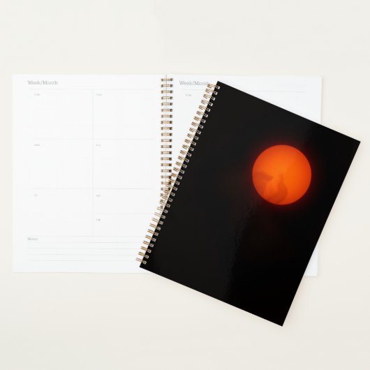 Luxury Dark Ember Halloween Planner Cover Planer (Anzeige)