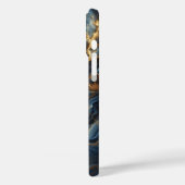 Luxury Deep Blue Marble Phone Case - Elegant  (Rückseite / Links)
