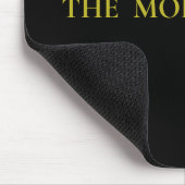 Luxury Deep Burgundy & Gold Parisian Chic Mousepad (Ecke)