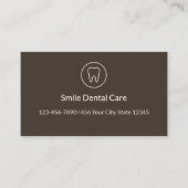 Luxury Dental Appointment Card | Clinic Reminder Terminkarte (Vorderseite)