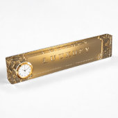 Luxury Desk Namplate Namensplakette