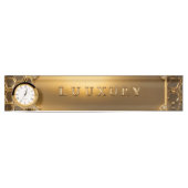 Luxury Desk Namplate Namensplakette (Vorderseite)
