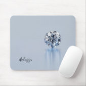 Luxury Diamond Add Name Mousepad (Mit Mouse)