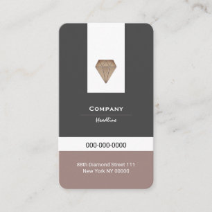 Luxury Diamond Business Card Visitenkarte