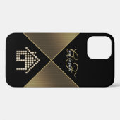 Luxury Diamond Zuhause | Goldene Krankenhäuser Case-Mate iPhone Hülle (Rückseite (Horizontal))