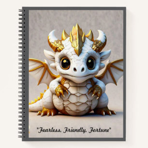 "Luxury Dragon Design" Notizblock