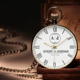 Luxury Elegant Personalized Monogram Perfect Gift Armbanduhr