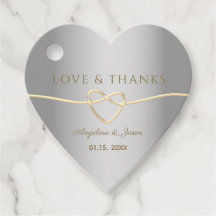 Luxury Elegant Silver Wedding Vielen Dank