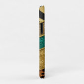 Luxury Emerald & Gold Safari Leopard Zebra Glitter Case-Mate iPhone Hülle (Hinten/Rechts)