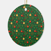 Luxury Emerald Green & Gold Christmas Ornament (Links)