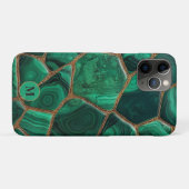 Luxury Emerald Malachite Green Marble Abstract Case-Mate iPhone Hülle (Rückseite (Horizontal))