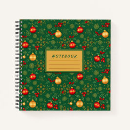 Luxury Emerald Square Holiday Journal Notizblock
