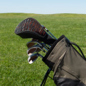 Luxury Executive Monogram Premium Leather Golf Headcover (In SItu)