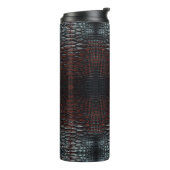 Luxury Executive Monogram Premium Leather Thermosbecher (Nach links gedreht)