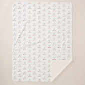 Luxury Faux Fur Sherpa Blanket Sherpadecke (Vorderseite)