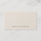 Luxury Faux Leather Certified Accountant QR Code Visitenkarte (Vorderseite)