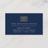 Luxury Fencing Repair Service Visitenkarte (Vorderseite)