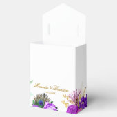 Luxury Fiesta Peacock Gold Wedding Geschenkschachtel (Geöffnet)