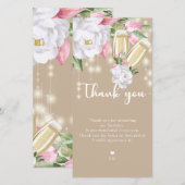 Luxury Floral 30. Geburtstag Dankeskarte (Vorne/Hinten)