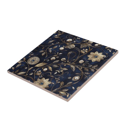 Luxury Floral Fliese (Seite)