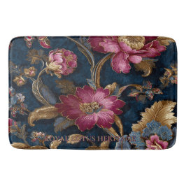 Luxury Floral Vintage Royal Badematte