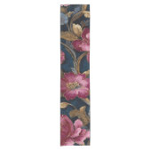 Luxury Floral Vintage Royal Kurzer Tischläufer (Vorderseite)