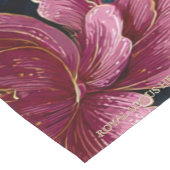 Luxury Floral Vintage Royal Kurzer Tischläufer (Ecke)