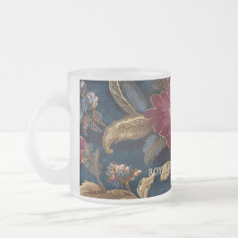 Luxury Floral Vintage Royal Mattglastasse