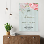 Luxury Floral Wedding Welcome Acrylic Sign Acrylschild