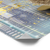  Luxury Foil Easter Card Poster (Ecke)