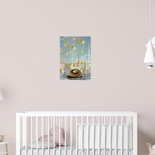  Luxury Foil Easter Card Poster (Kinderzimmer 2)